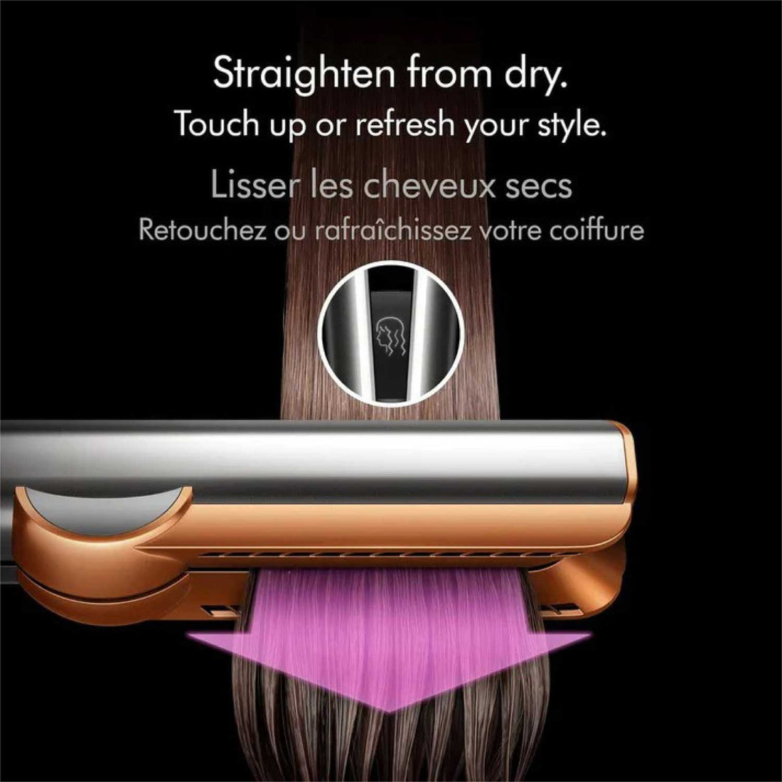 Dyson Airstrait Straightener Prussian Blue Rich Copper